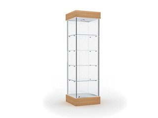 Витрина на основе стекла «Селена» с освещением