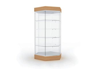 Витрина на основе стекла «Селена» с освещением