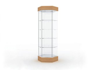 Витрина на основе стекла «Селена» с освещением