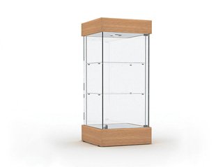 Витрина на основе стекла «Селена» с освещением